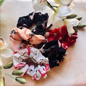 NEW Large Flamingo Scrunchies